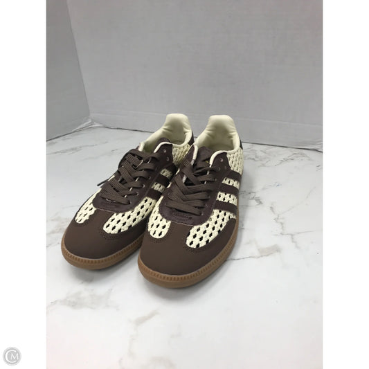 Shoes Sneakers By Adidas In Brown & Cream, Size: 9