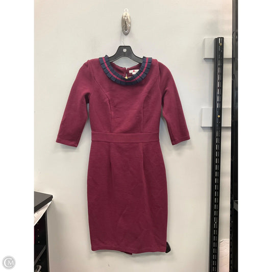 Dress Casual Short By Boden In Maroon, Size: 2p