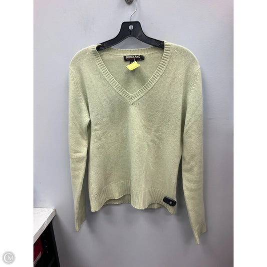Sweater Cashmere By Kirkland In Green, Size: M