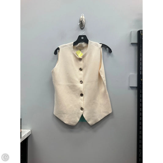 Top Sleeveless By Loft In Cream, Size: Xs