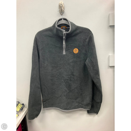 Sweatshirt Collar By Timberland In Grey, Size: M
