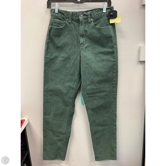 Pants Corduroy By American Eagle In Green, Size: 4