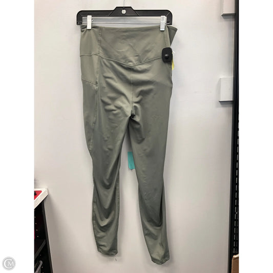 Athletic Leggings By Eddie Bauer In Green, Size: M