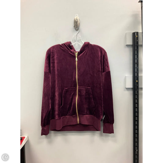 Sweatshirt Hoodie By Felina In Purple, Size: M