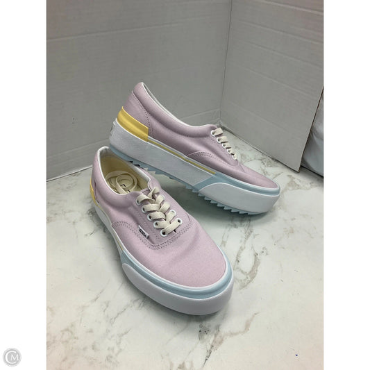 Shoes Sneakers Platform By Vans In Multi-colored, Size: 9