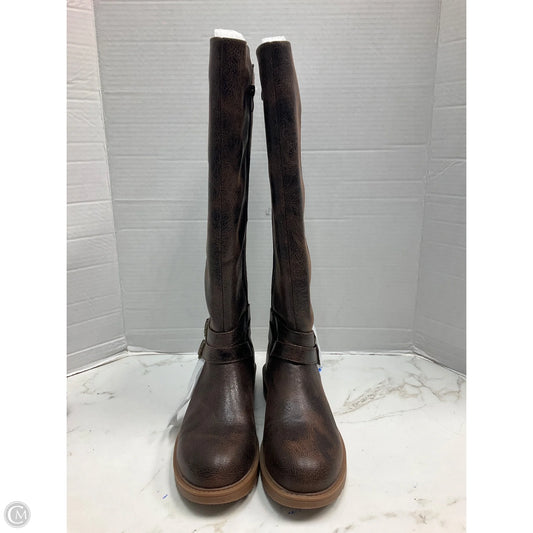 Boots Knee Flats By Corkys In Brown, Size: 9