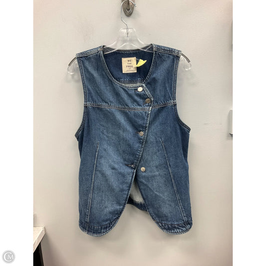 Top Sleeveless By We The Free In Blue Denim, Size: S