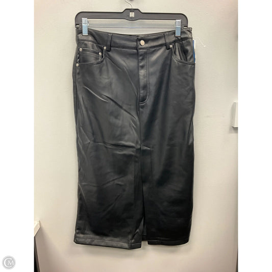 Skirt Midi By 7 For All Mankind In Black, Size: M