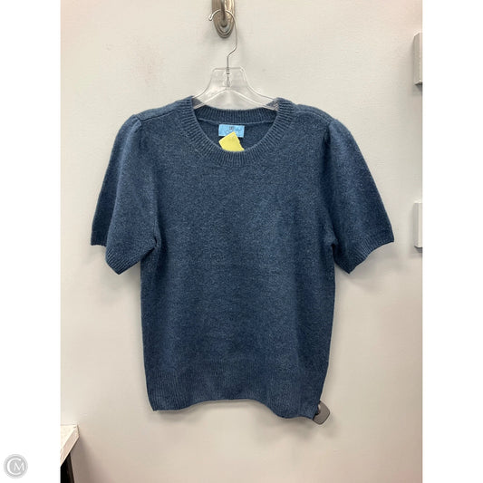 Sweater Short Sleeve By Cece In Blue, Size: S