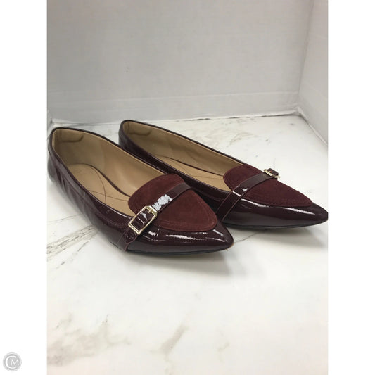 Shoes Flats By Isola In Maroon, Size: 8.5