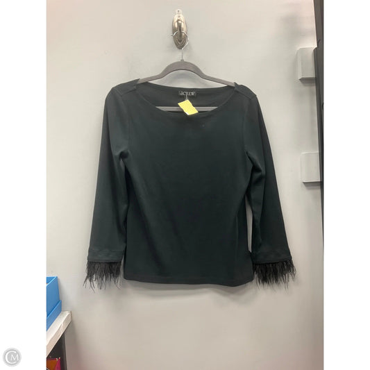 Top Long Sleeve By J. Crew In Black, Size: S