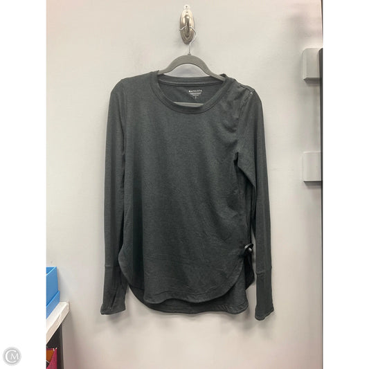 Athletic Top Long Sleeve Crewneck By Athleta In Grey, Size: S