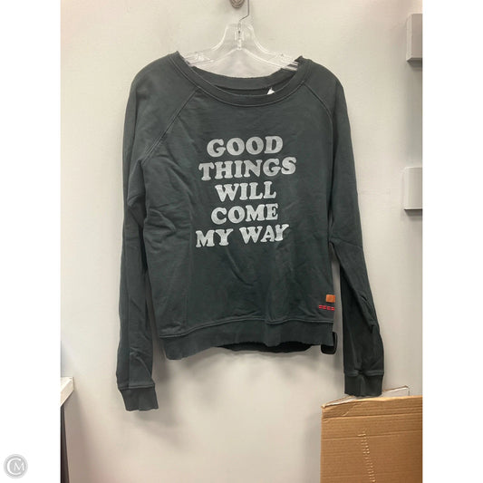 Top Long Sleeve Basic By Peace Love World In Black, Size: M