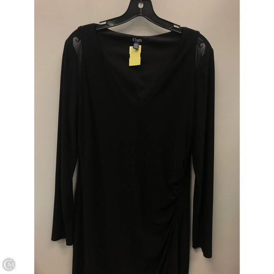 Dress Party Short By Chaps In Black, Size: L