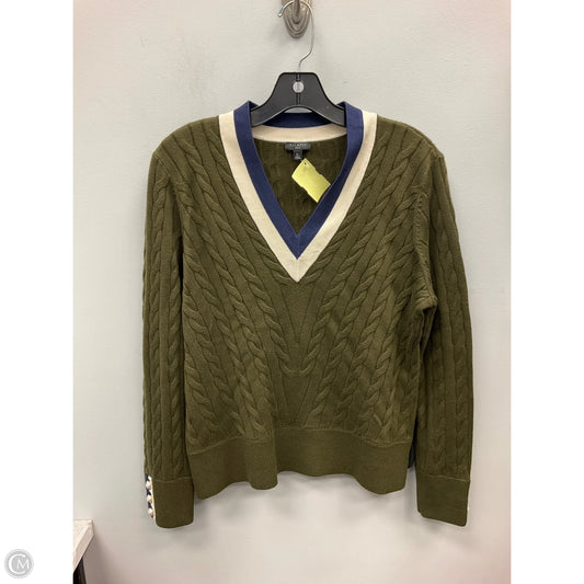 Top Long Sleeve By Talbots In Green, Size: Mp