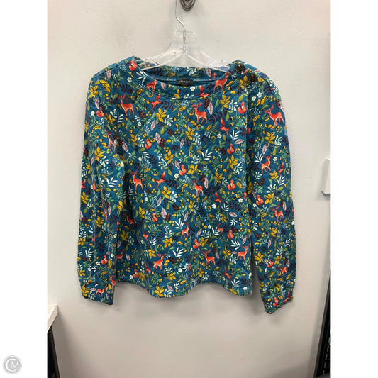 Top Long Sleeve By Talbots In Multi-colored, Size: S