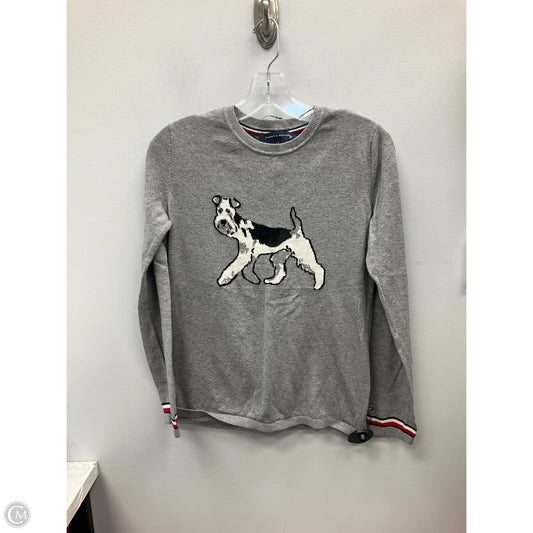 Top Long Sleeve By Tommy Hilfiger In Grey, Size: S