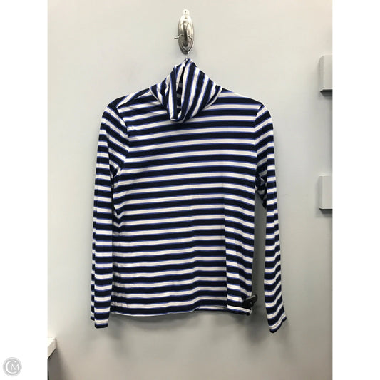Top Long Sleeve By Talbots In Striped Pattern, Size: M