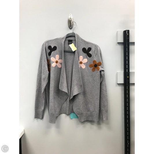 Sweater Cardigan By Aaeda In Grey, Size: M