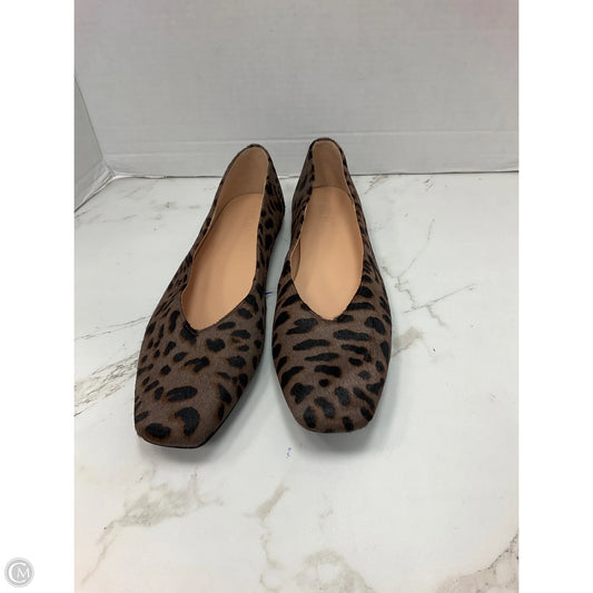 Shoes Flats By Loft In Animal Print, Size: 9.5