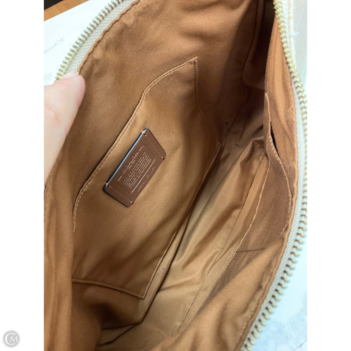 Handbag Designer By Coach, Size: Medium