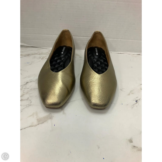 Shoes Flats By Birdies In Gold, Size: 6
