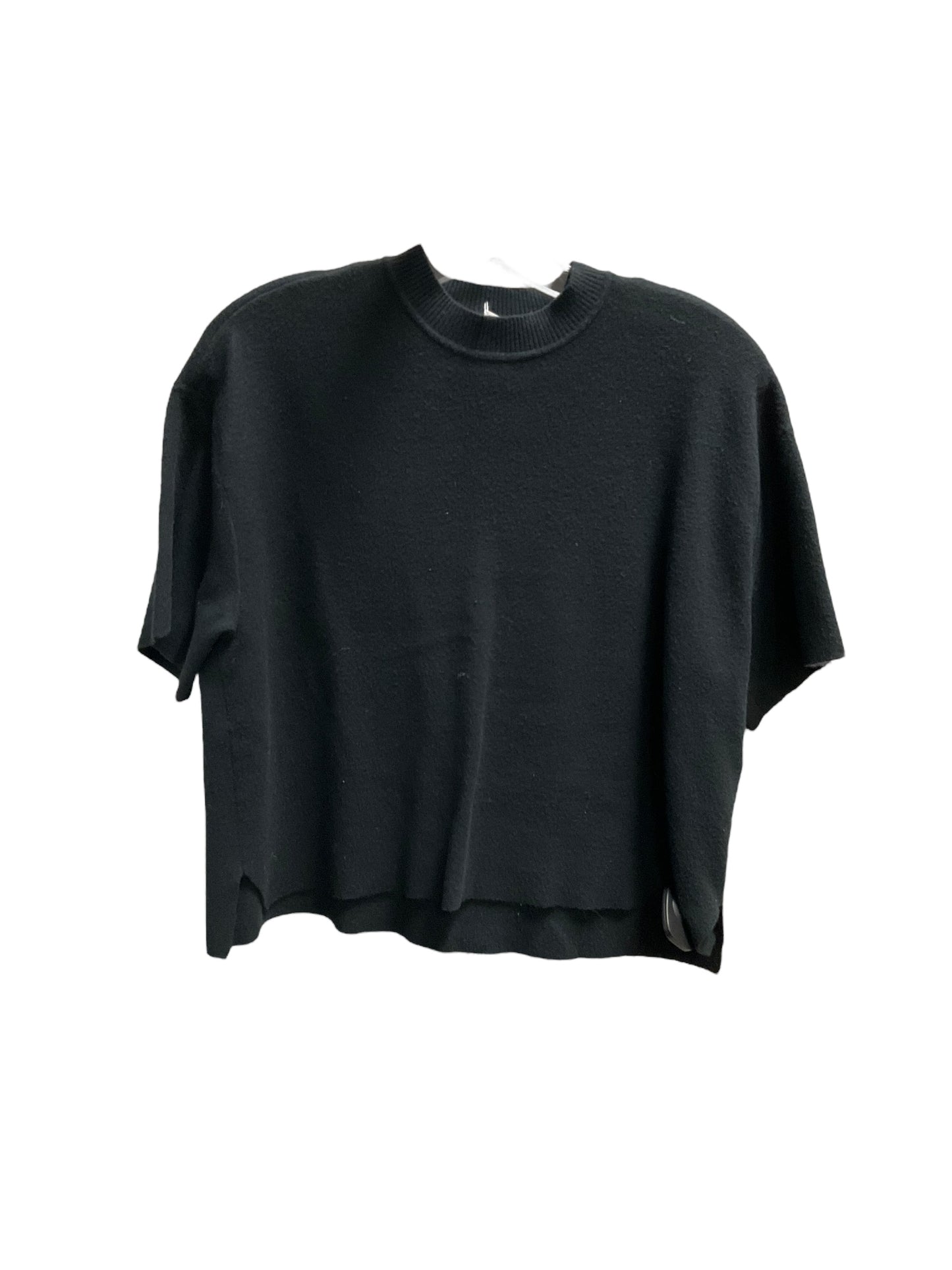 Sweater Short Sleeve By Abercrombie And Fitch In Black, Size: M