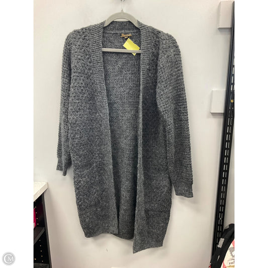 Sweater Cardigan By Baciano In Grey, Size: S