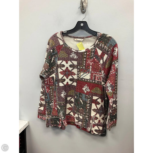 Top Long Sleeve By Soft Surroundings In Multi-colored, Size: Xs