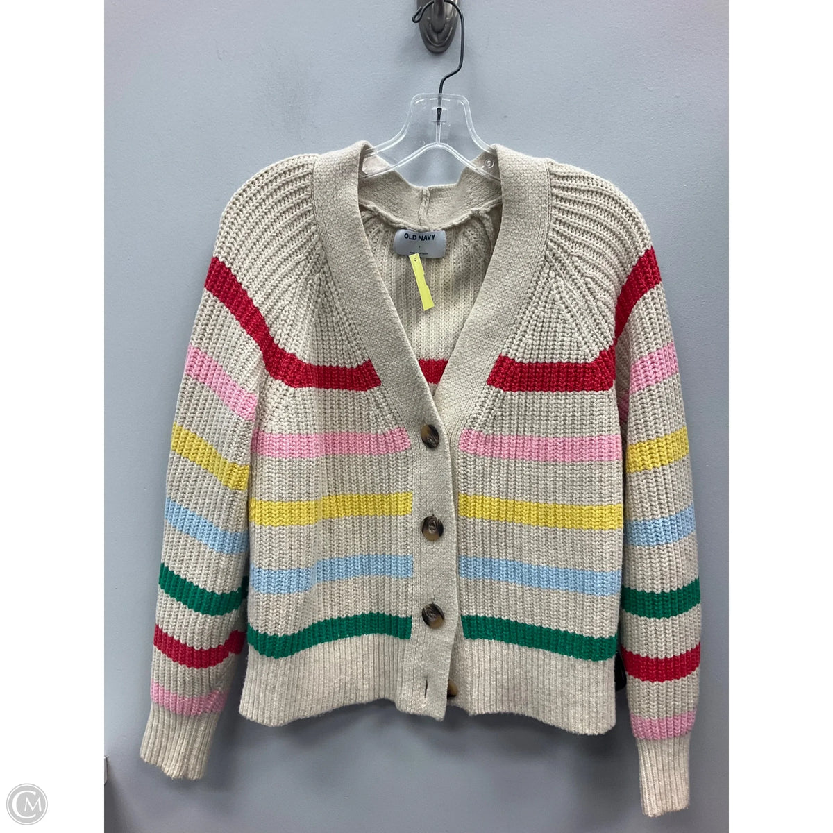 Sweater By Old Navy In Striped Pattern, Size: S