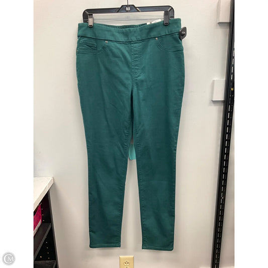 Jeans Jeggings By Chicos In Green, Size: 10