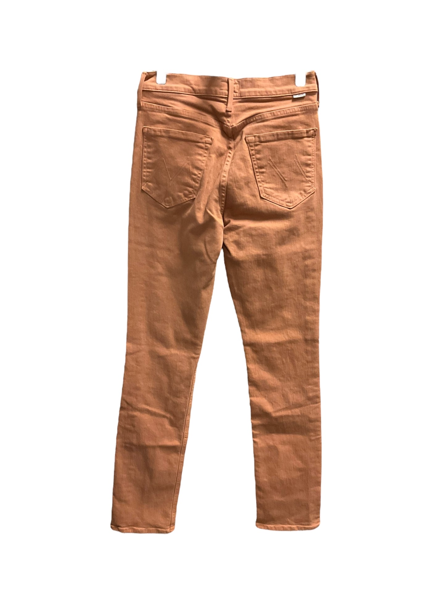 Jeans Straight By Mother In Orange, Size: 4