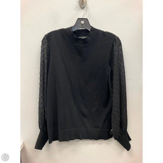 Top Long Sleeve By Vince Camuto In Black, Size: M