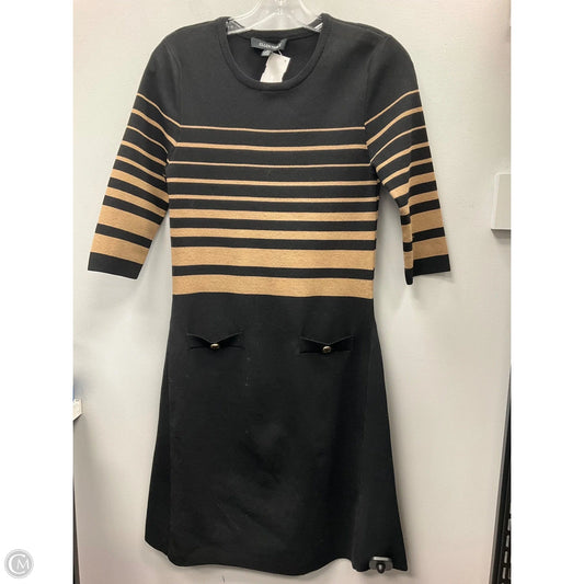Dress Casual Short By Ellen Tracy In Black & Tan, Size: M