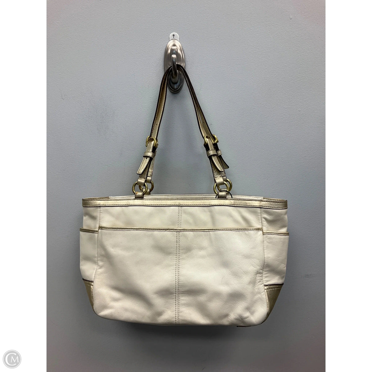 Tote Designer By Coach, Size: Medium