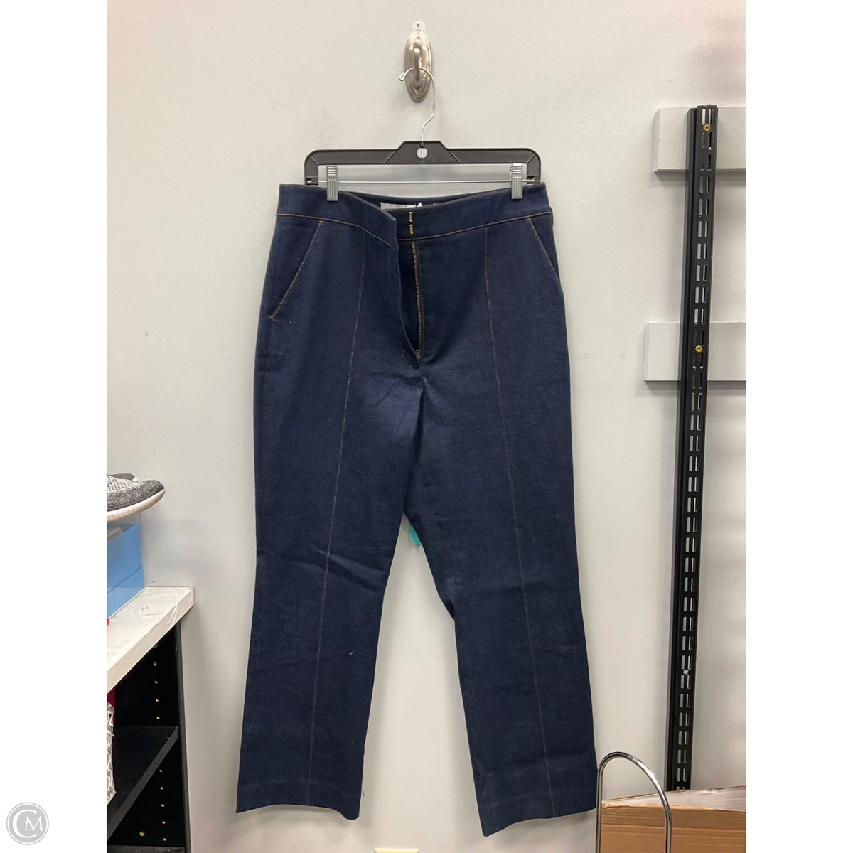Jeans Boot Cut By Veronica Beard In Blue Denim, Size: 16