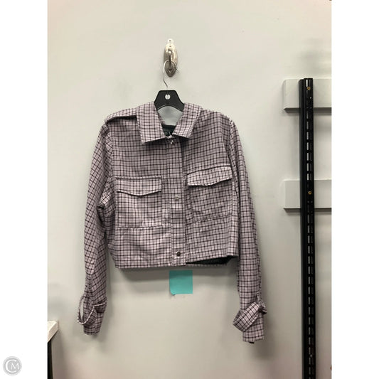 Top Long Sleeve By Wild Fable In Plaid Pattern, Size: Xxl