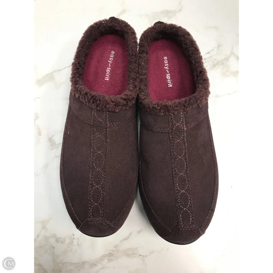 Shoes Flats By Easy Spirit In Maroon, Size: 8.5