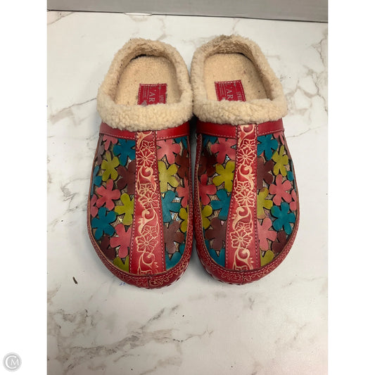 Slippers By Spring Step In Multi-colored, Size: 8.5