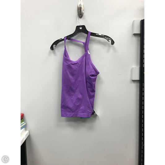 Athletic Tank Top By Clothes Mentor In Purple, Size: M