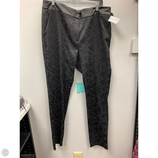 Pants Dress By Adrianna Papell In Black, Size: 12