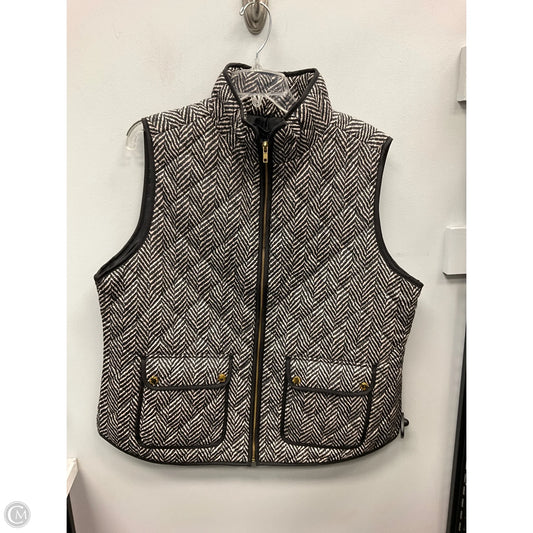 Vest Puffer & Quilted By Mercer And Madison In Black & Cream, Size: 1x
