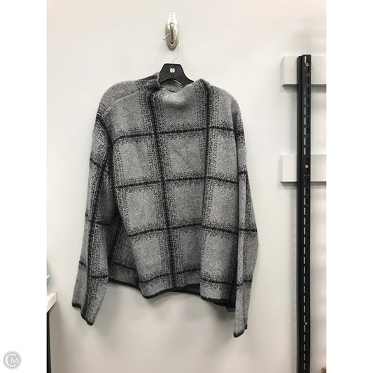 Sweater By Simply Vera In Black & Grey, Size: Xl