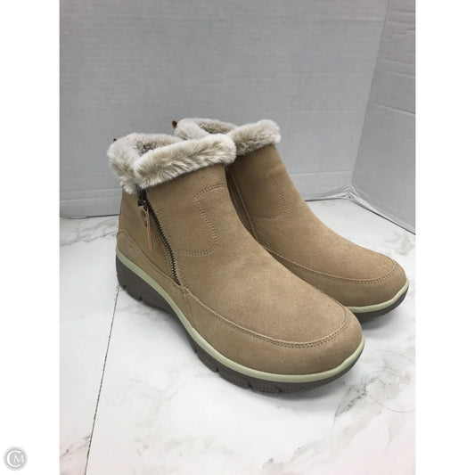 Boots Ankle Flats By Skechers In Tan, Size: 11