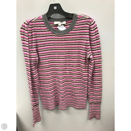 Sweater By Loft In Striped Pattern, Size: M