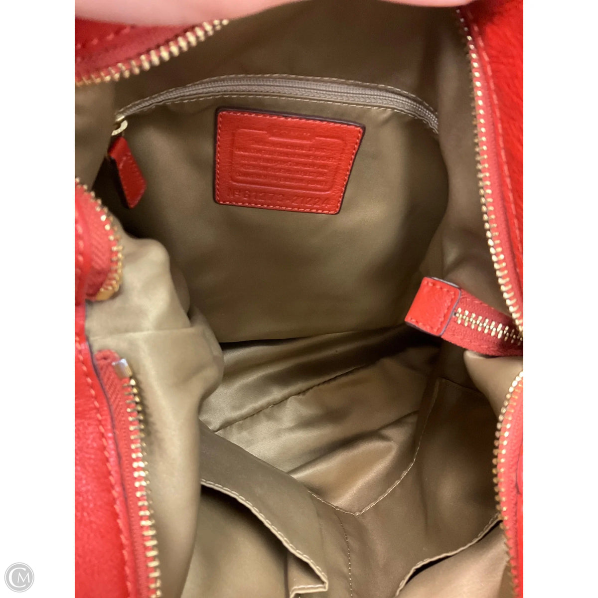 Handbag Designer By Coach, Size: Large