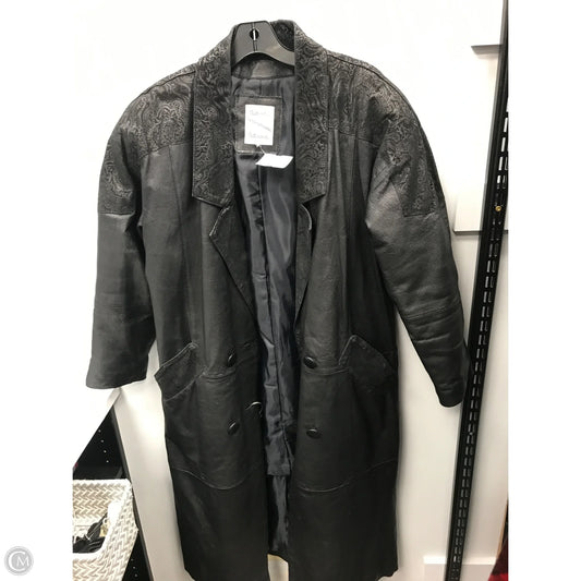 Coat Leather By Cmc In Black, Size: M