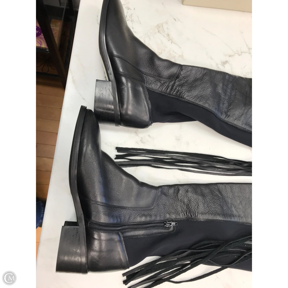 Boots Designer By Kurt Geiger In Black, Size: 9