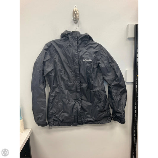 Jacket Windbreaker By Columbia In Black, Size: S