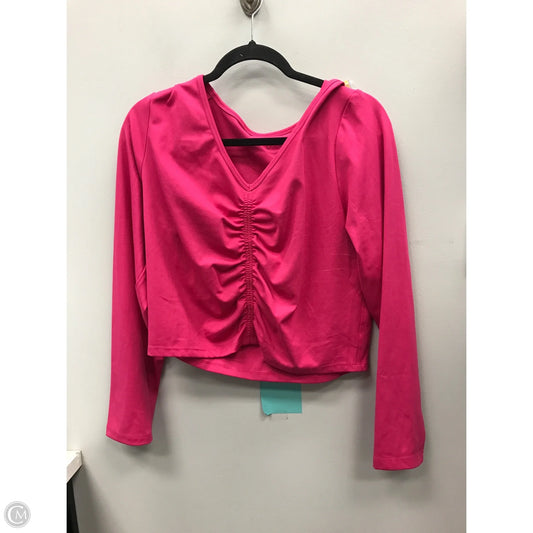 Top Long Sleeve By Jessica Simpson In Pink, Size: Xl